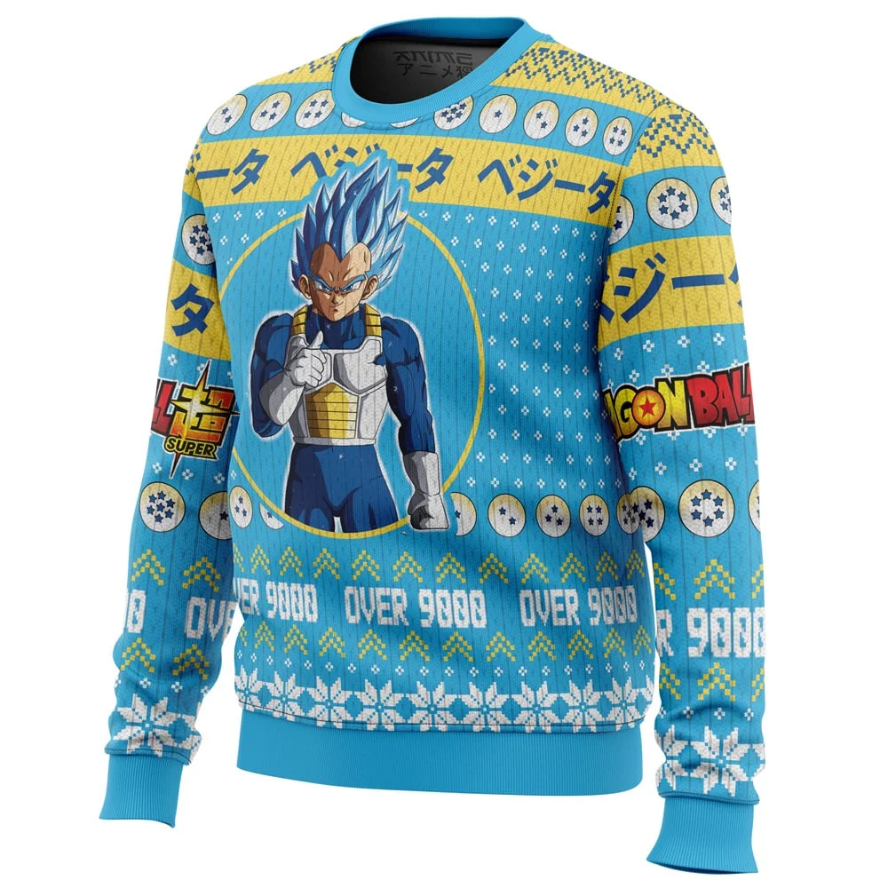 Christmas Vegeta Dragon Ball Z Ugly Christmas Sweatshirt