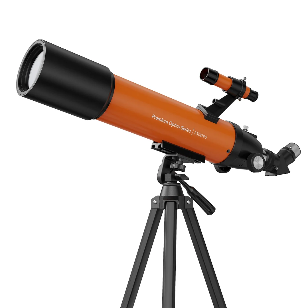 BEBANG Refractor Telescope, 90mm Astronomical Portable Refractor for Beginners, Travel Stargazing