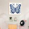 Butterfly-11CT Stamped Cross Stitch 40*40cm/15.75*15.75in