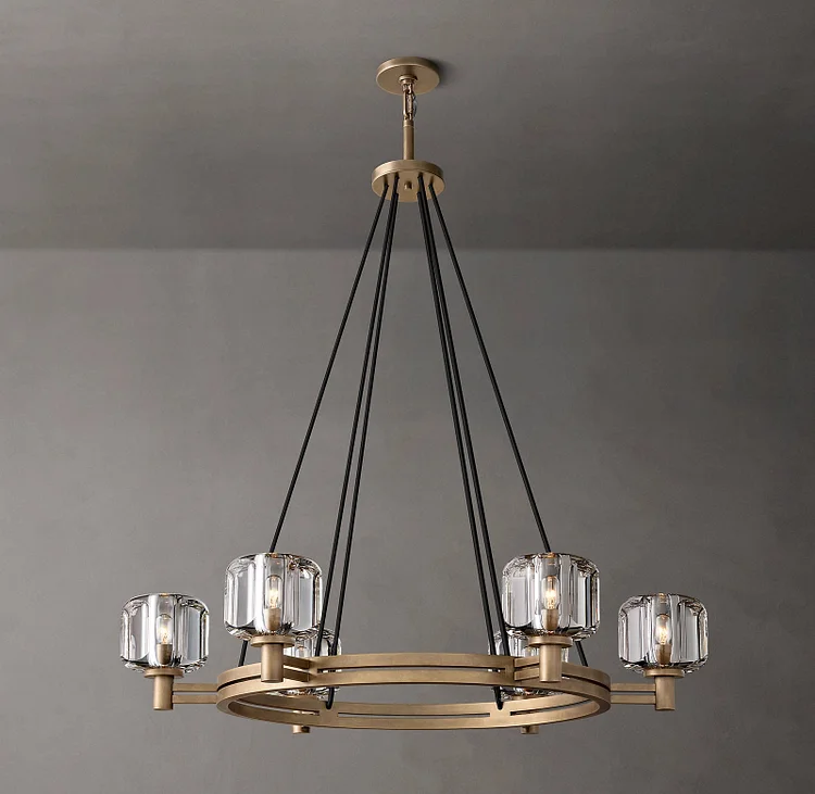 Demaret  Round Chandelier 36" For Dining Table Vjlight
