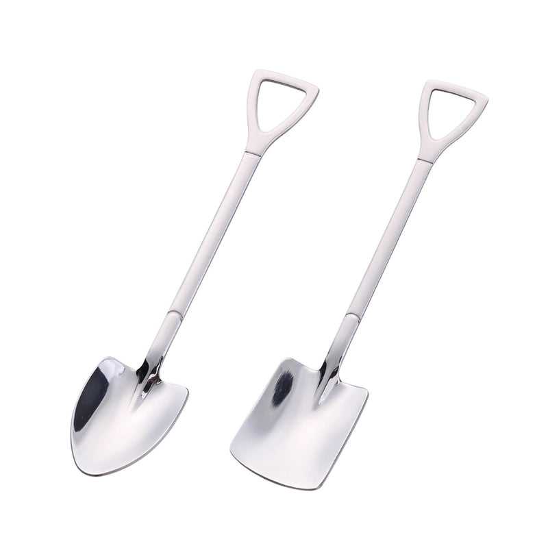Casual Solid Color Stainless Steel Spoon 1 Piece