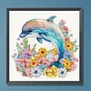 Diamond Painting-DIY Crystal Rhinestone Dolphin