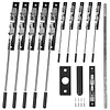 [US Local Warehouse] 10Pcs Flush Mount Extension Bolt with Rod Latch Slide Bolt Lock for French Doors