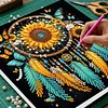(Pre-Framed)Dreamcatcher-Special Shape Diamond Painting Kit(25x25cm)
