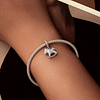 925 Sterling Silver White Carrousel Charm 