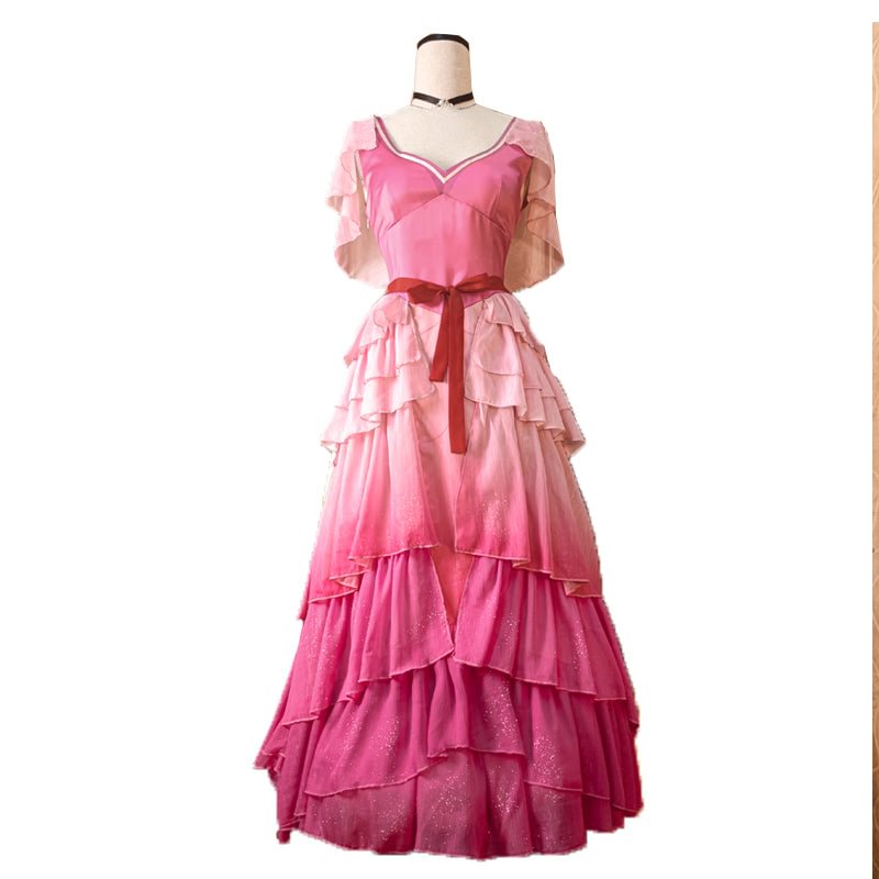 hermione granger yule ball pink fancy dress goblet of fire ball gown