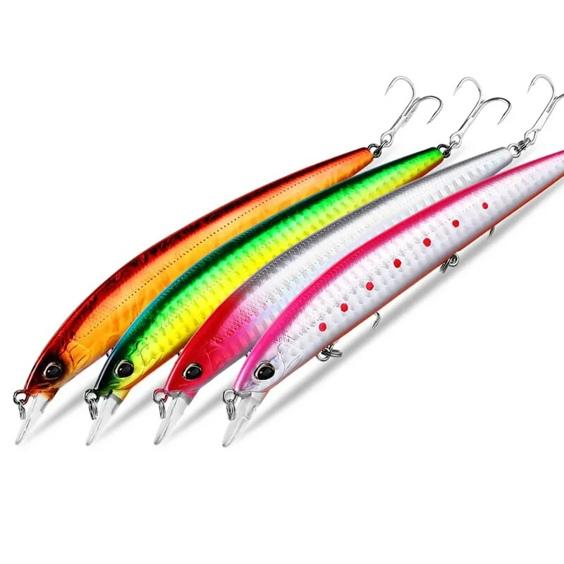 ASINIA Best price 4pcs each set 128mm 14.8g Dive 0.6-1.5m hard bait 10color for choose quality professional