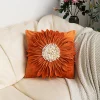 Large 3D Blooming Flower Home Living Creative Cushion Pillow Cover