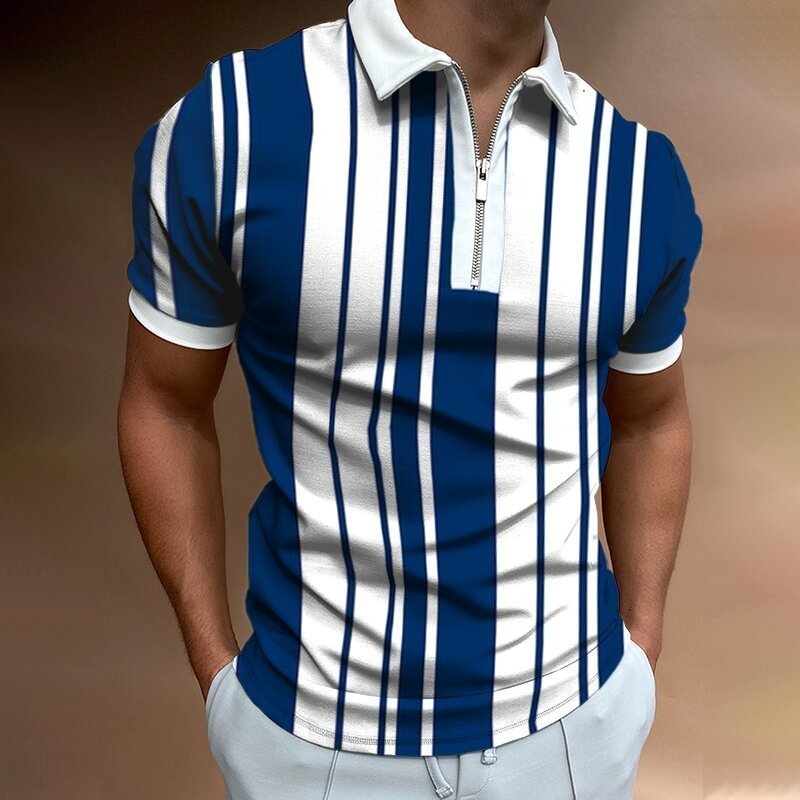Men's Fashion Checkerboard POLO Shirt