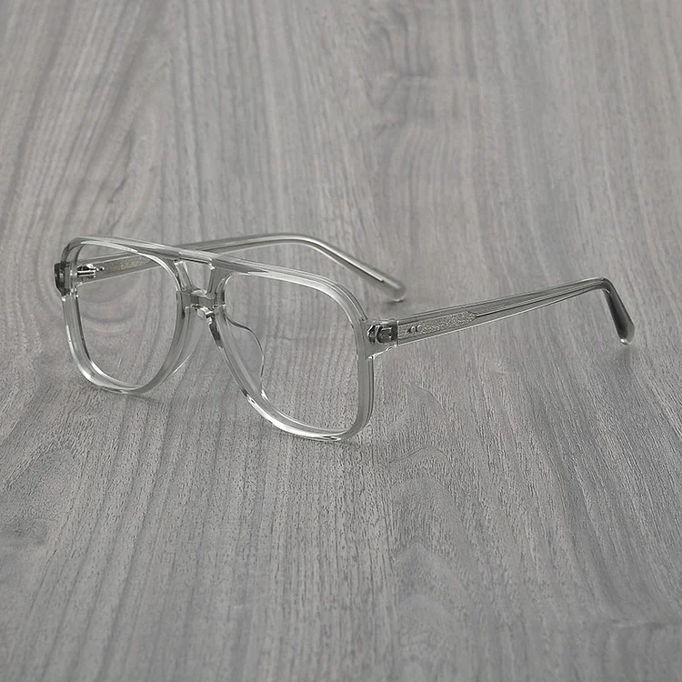 Binocular frames for men and women Retro acetate optical frames for women Luxury brand makes prescription myopia glasses