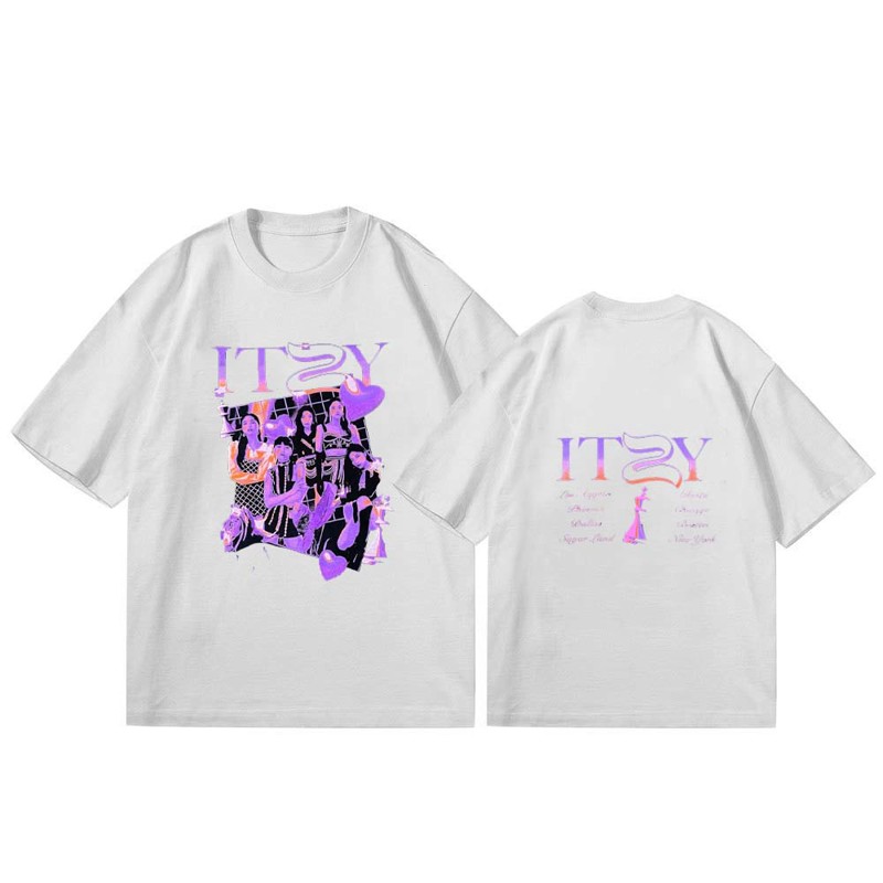 ITZY CHECKMATE Album Photo T-shirt