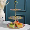 DIY Diamond Painting 3-Tier Mandala Cupcake Dessert Stand Serving Tray Decor Kit