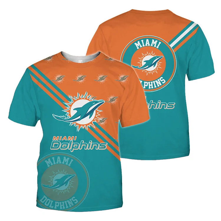 Miami Dolphins All Over Print T-Shirt
