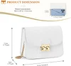 Damen Umh&auml;ngetasche Kleine Schultertasche Kette Tasche Clutch Mini Vintage Citytasche f&uuml;r Hochzeit Party Disko