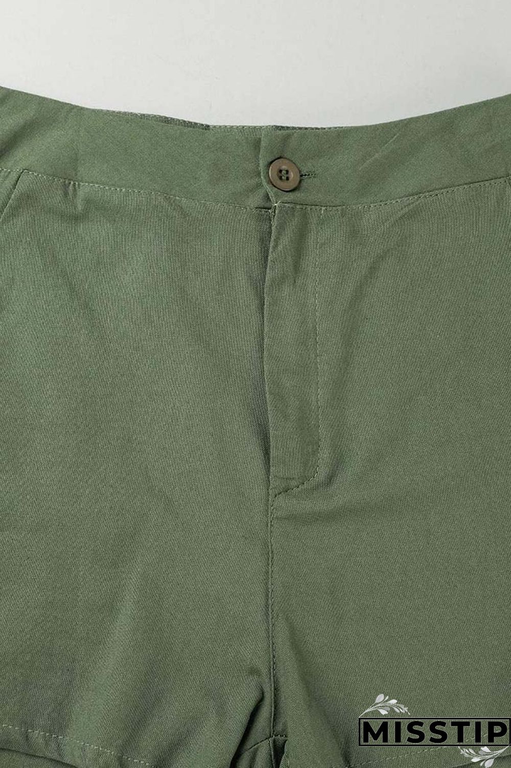 Ink Green Casual Solid Tassel Patchwork V Neck Half Sleeve Two Pieces