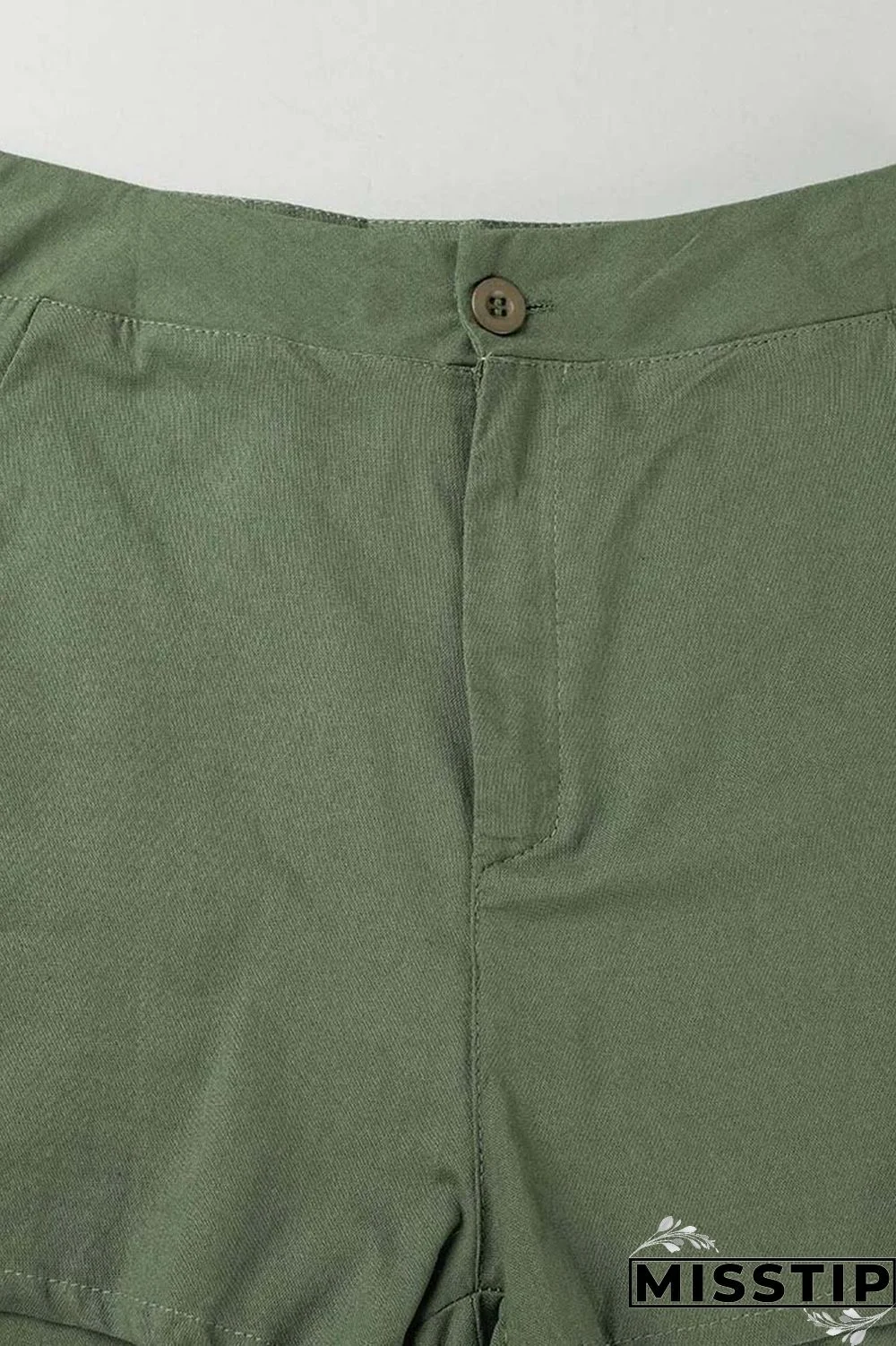 Ink Green Casual Solid Tassel Patchwork V Neck Half Sleeve Two Pieces