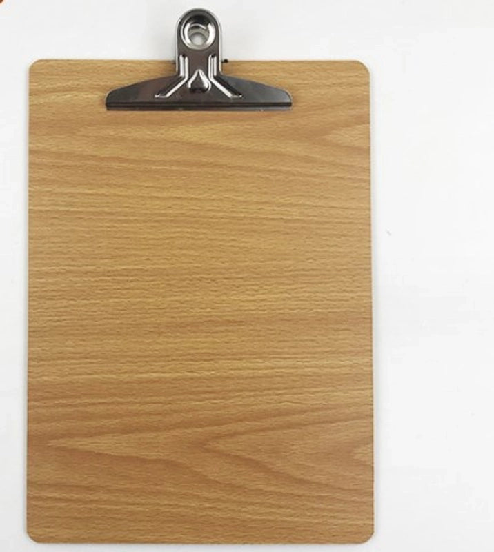 1 Piece Solid Color Class Learning Daily Mdf Height Density Plate Classic Style Folder