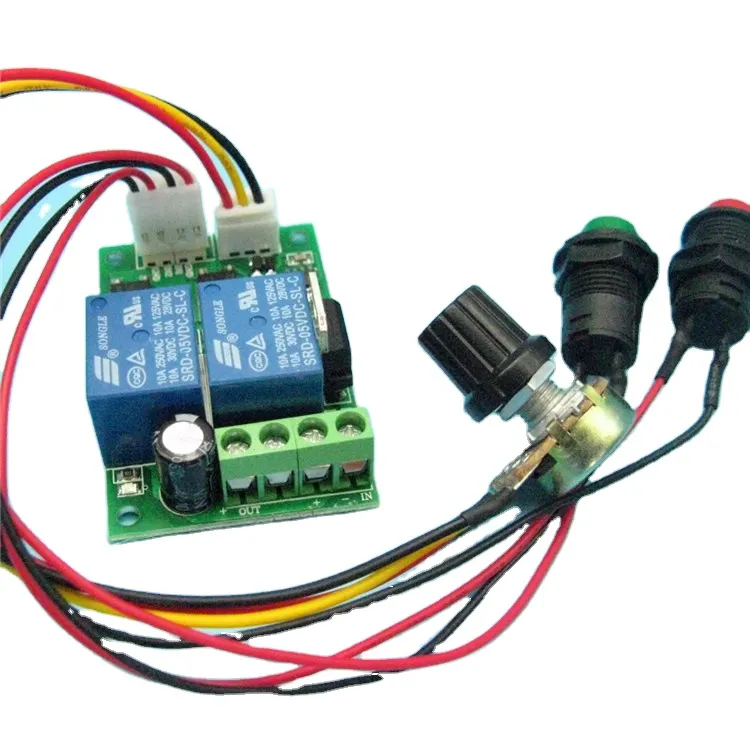 DC6-24V 3A PWM Motor Speed Controller DC Electric Motor Reverse Forward ...