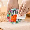 [Upgrade]4Pcs Acrylic Special Shape Kitten DIY Waterproof Diamond Painting Coaster