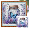 (US Local)Butterfly-18CT Stamped Cross Stitch Kit(50x50cm)