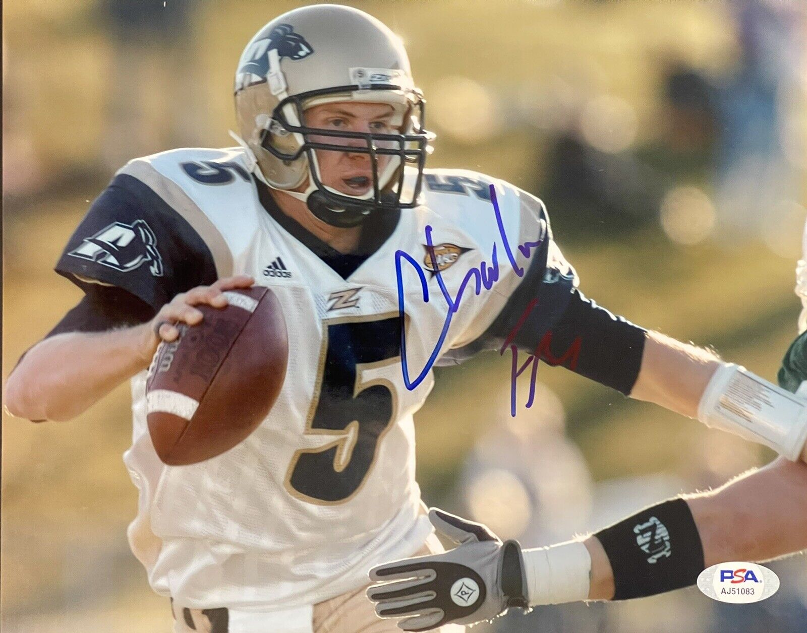 Charlie Frye Signed Autographed Akron Zips 8x10 Photo Poster painting Browns PSA/DNA