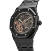 Audemars Piguet Royal Oak Double Balamcing Wheel in Black Ceramic on Black Ceramic Bracelet with Skeleton Dial 15416CE.OO.1225CE.01