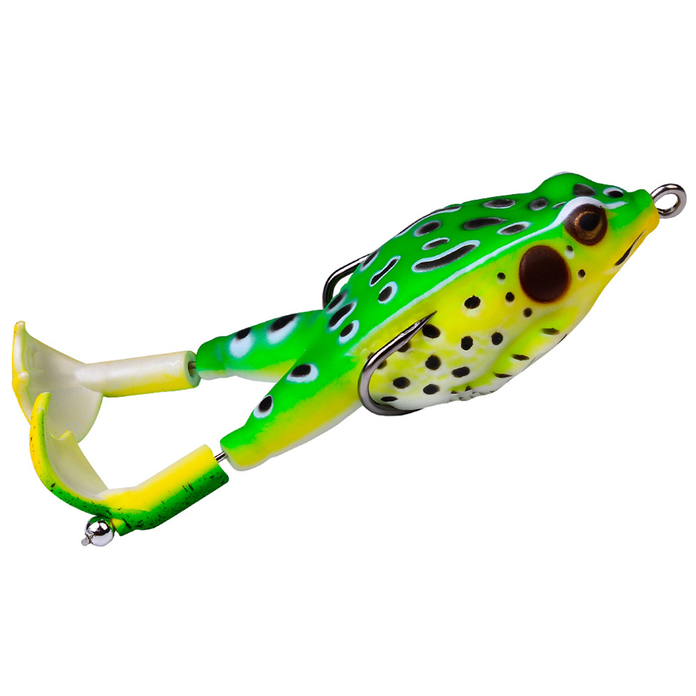 

9.5cm 24g Frog Fishing Lure Top Water Soft Bait Lifelike Fishing Tackle, Color a, 501 Original