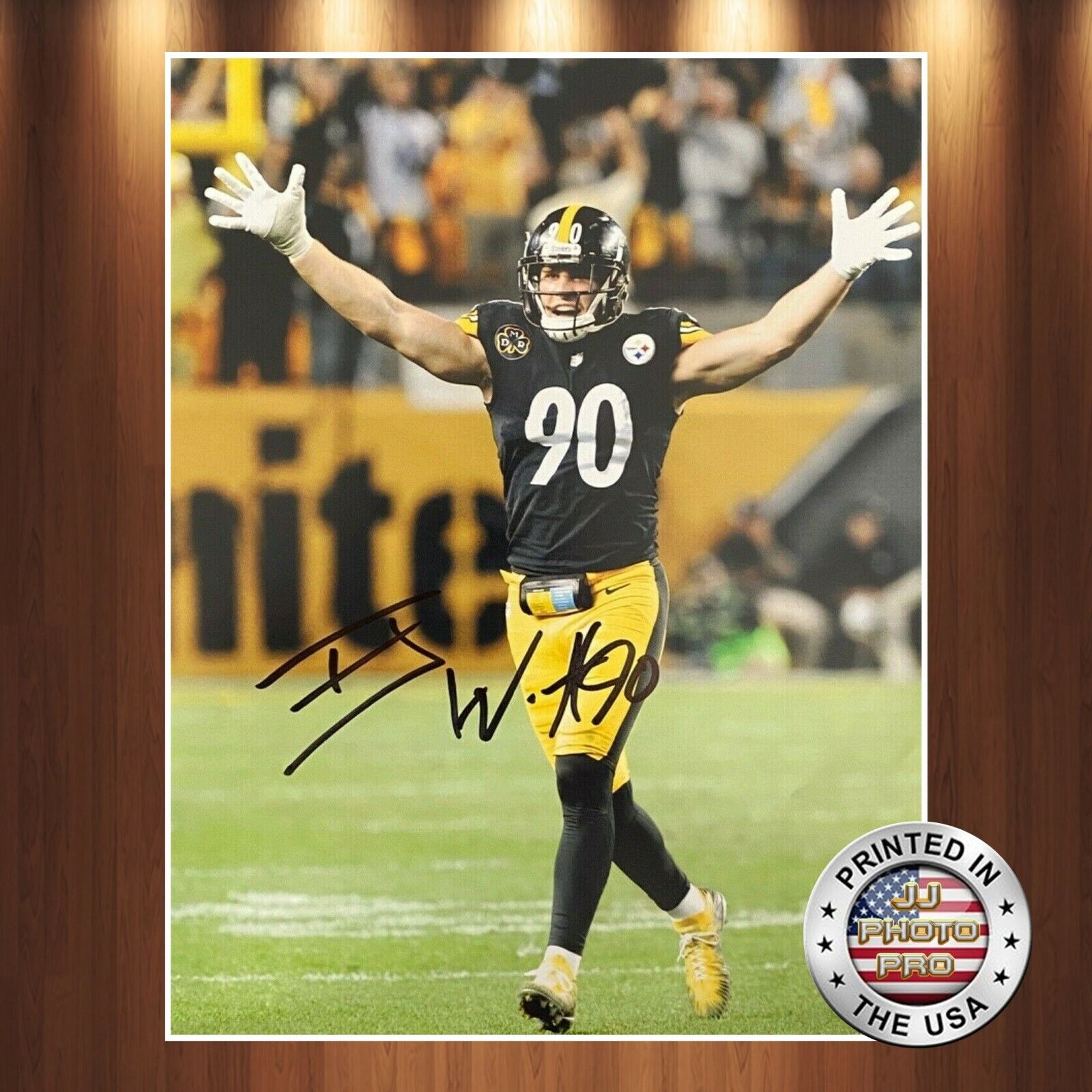 TJ Watt Autographed Signed 8x10 High Quality Premium Photo Poster painting REPRINT