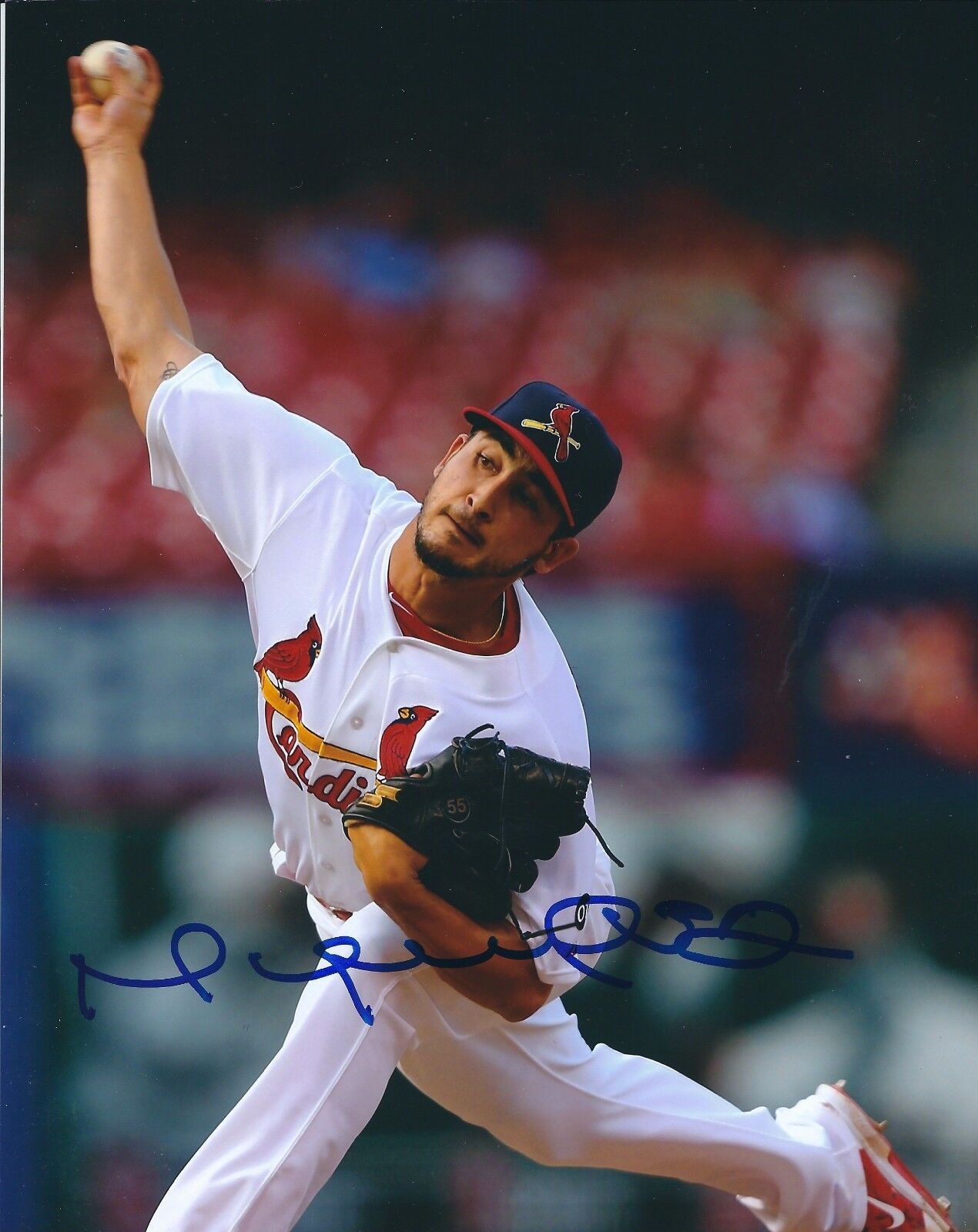 AUTOGRAPHED MIGUEL SOCOLOVICH 8X10 St. Louis Cardinals Photo Poster painting W/COA