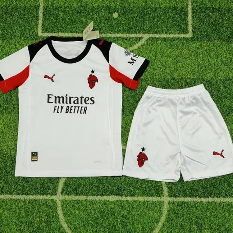 Kids AC Milan 25/26 Away Jersey  Football Kit