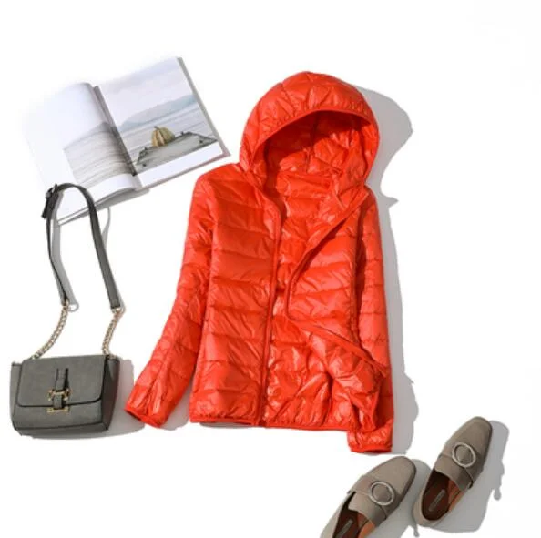 2020 New Spring Down jacket Women 90% White Duck Down Coat Ultra Light Warm Coat Female Portable Plus Size Down Jacket Winter