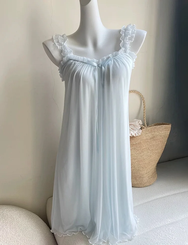 Women's Modal Thin Ice Feeling Sleeveless Home Dress