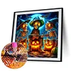 Diamond Painting-DIY Full Round Drill Halloween Skull(40*40 CM)