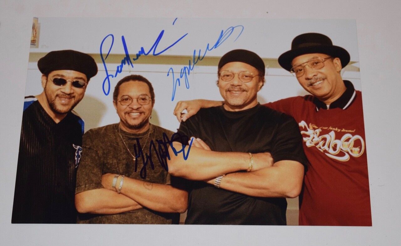 The Meters Band Signed 8x12 Photo Poster painting Leo Nocentelli George Porter Jr Modeliste COA