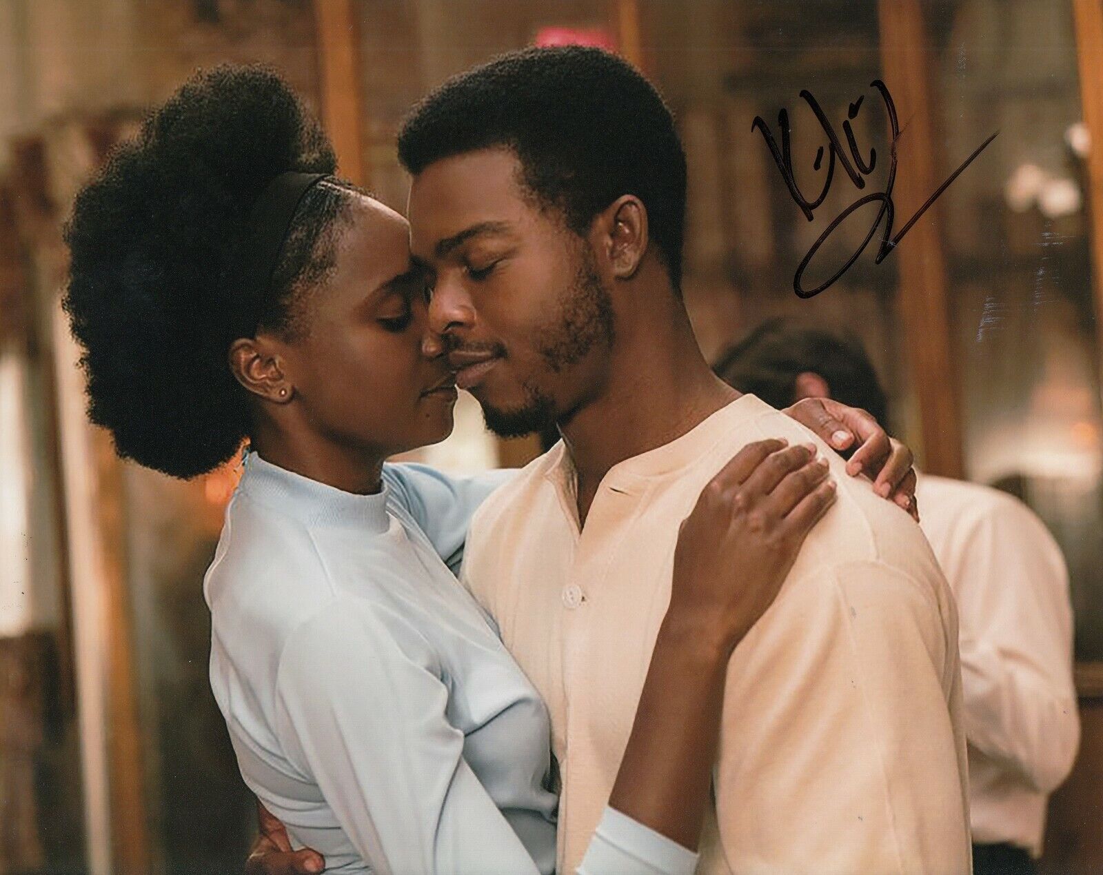 KIKI LAYNE signed (IF BEALE STREET COULD TALK) Movie 8X10 *Tish Rivers* W/COA #4