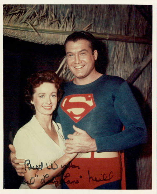 Noel Neill (Lois lane Superman) signed 8x10 Photo Poster painting In-person