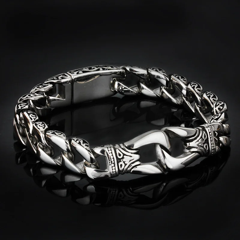 925 Silver Ethnic Pattern Bracelet