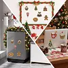 10PCS DIY Pearl Diamond Painting Christmas Fridge Magnets, Sparkling Rhinestone Refrigerator Magnet Craft Kit for Home Decor & Gifts