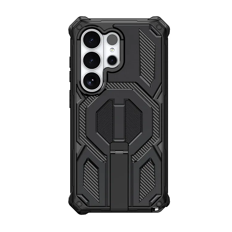 Heavy-Duty Tactical Samsung Galaxy Case with Magnetic Stand & Car Mount Compatibility