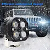 3 Inch LED Pods Work Light Bar White & Yellow 12V-48V Motorcycle Fog Lights 40W