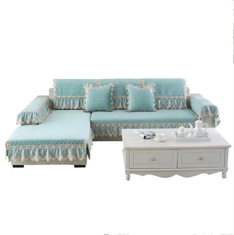 Nigikala Grade Plush Anti Slip Sofa Cover Sofa Cover Full Cover Autumn and Winter European Sofa Cushion