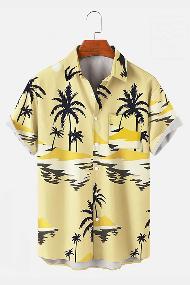 Resort Color Coconut Short Sleeve Shirt