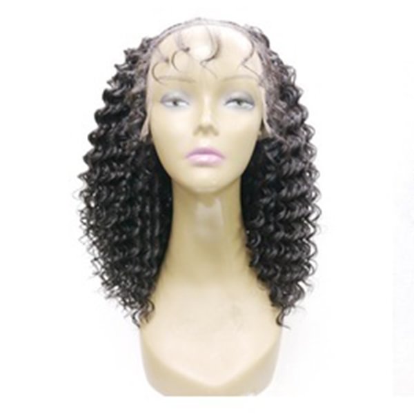 WeQueen Half Up Half Down Curly Braids Lace Front Wigs