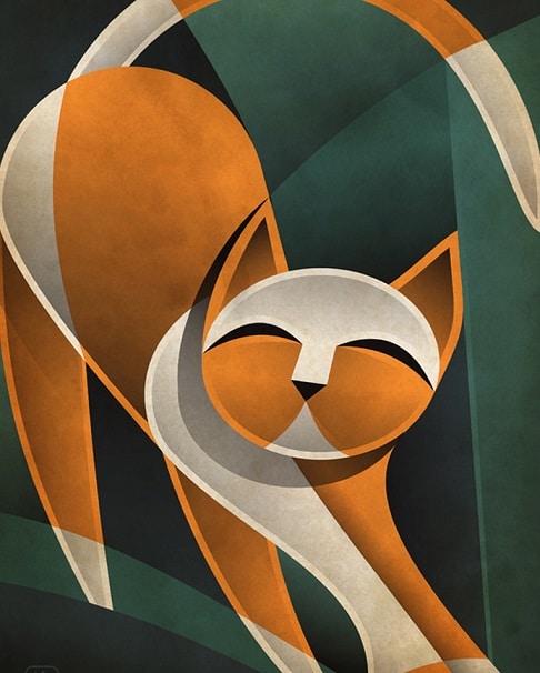 

Relaxed Cat – Paint By Numbers - 40*50CM, 501 Original
