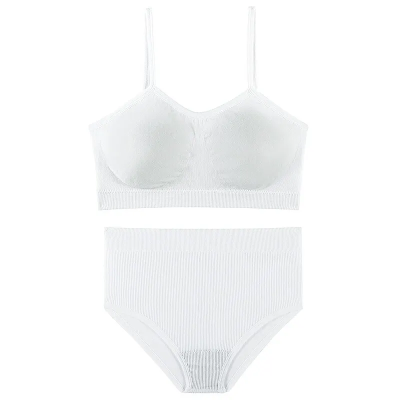 Billionm Bra and Panties Underwear Set Women Lingerie Sets Sensual Intimate Ultra-Thin Chest Pad Bra and Thongs
