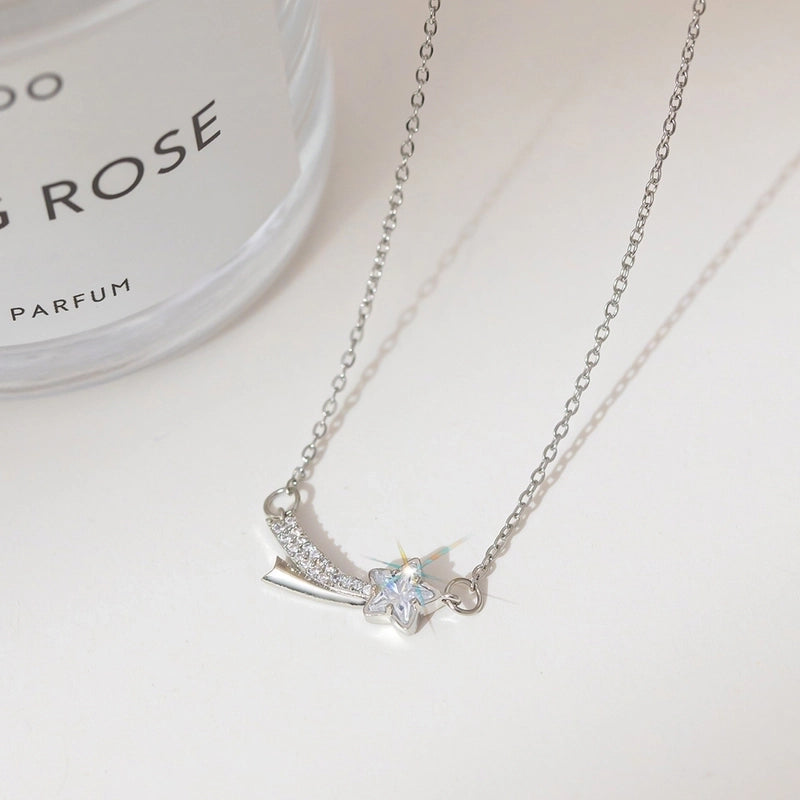 2 Pieces Minimalist Classic Style Geometric Titanium Steel Plating Pendant Necklace