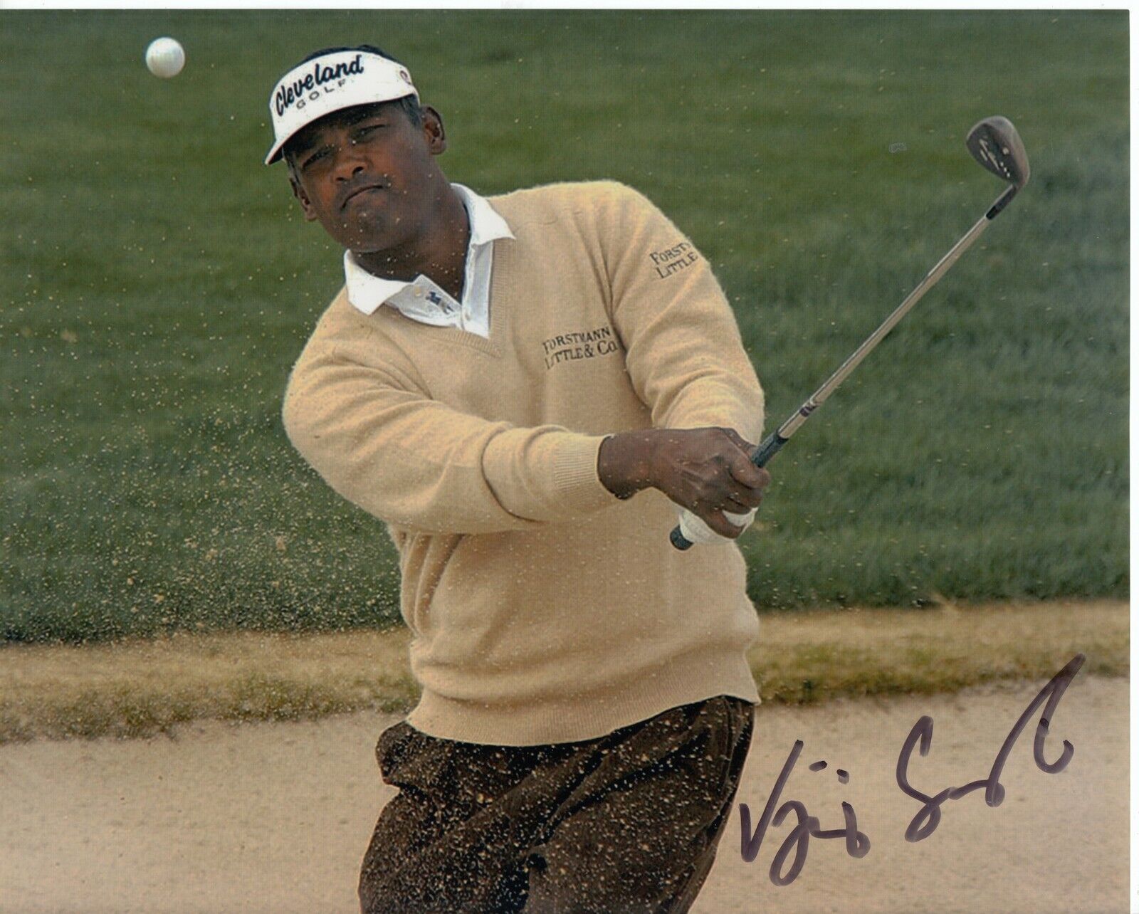 Vijay Singh #1 8x10 Signed Photo Poster painting w/ COA Golf