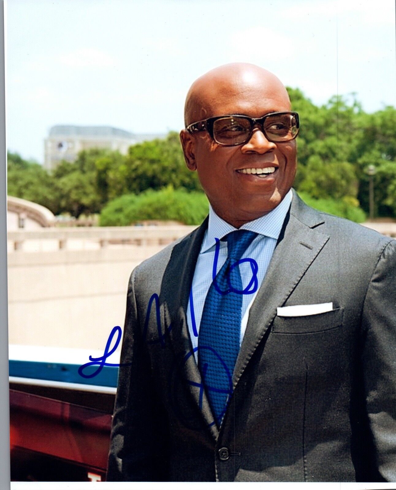 L.A. Reid Signed Autographed 8x10 Photo Poster painting Record Producer Executive COA VD