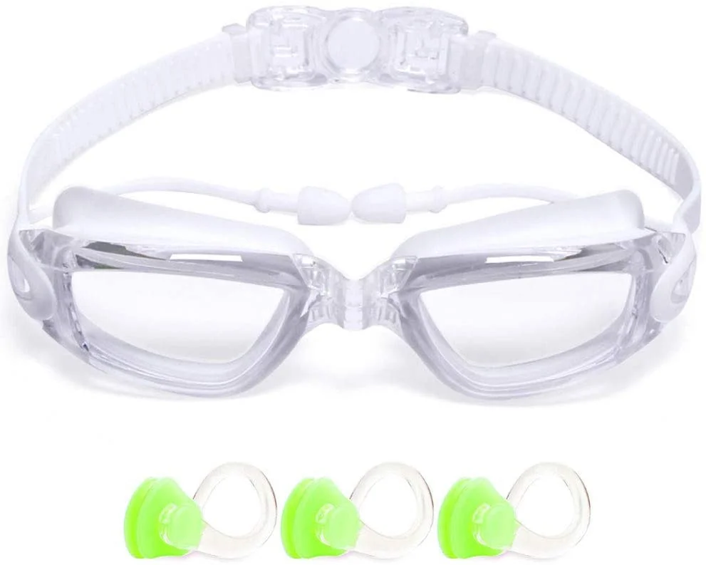 Swim Goggles,Swimming Goggles with Mirror Lens for Men Women Adult Youth Kids Girls Anti Fog No Leaking
