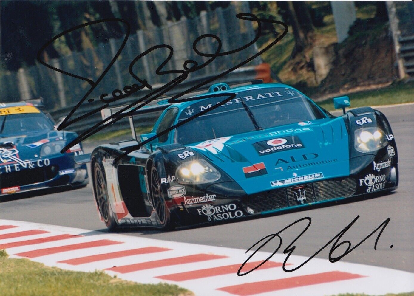 Bertolini and Bartels Hand Signed 7x5 Photo Poster painting - FIA GT Championship 3.